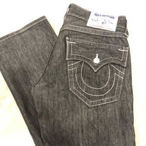 Black denim true religions